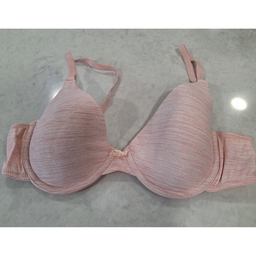 Maidenform One Fab Fit T-Shirt Bra – Pink Heather – Size 38B